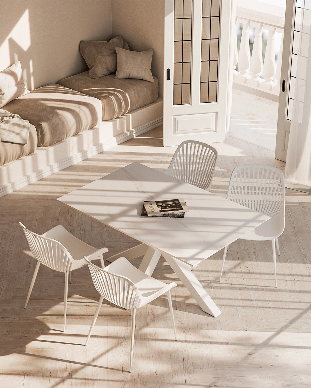 Tabita // Blanco-blanco 140