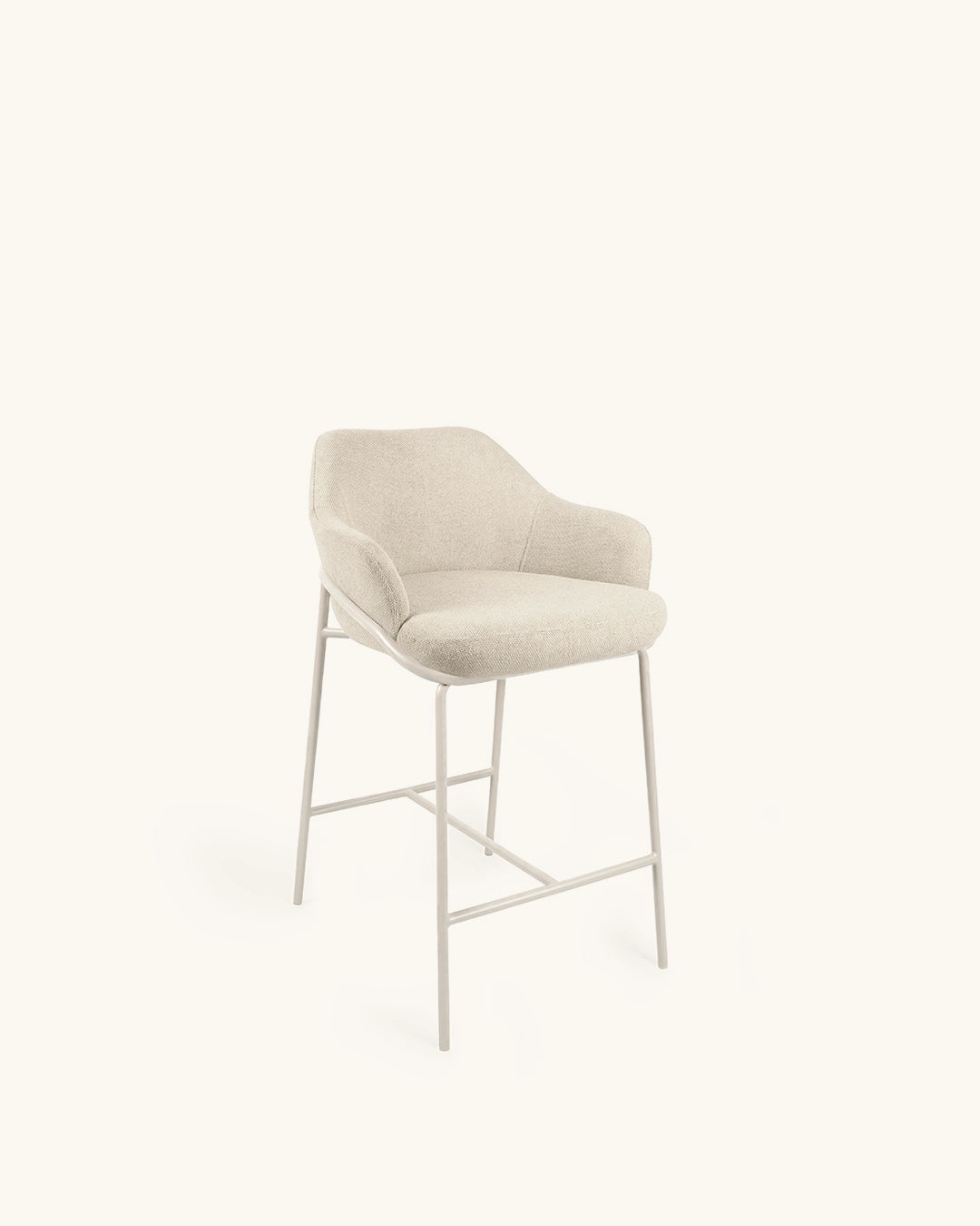 Wren // Beige Pack 4 taburetes bajos