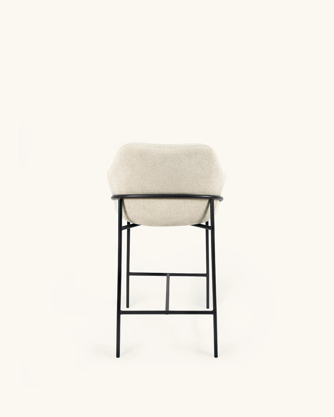 Wren // Bege - Preto Pack 2 bancos altos