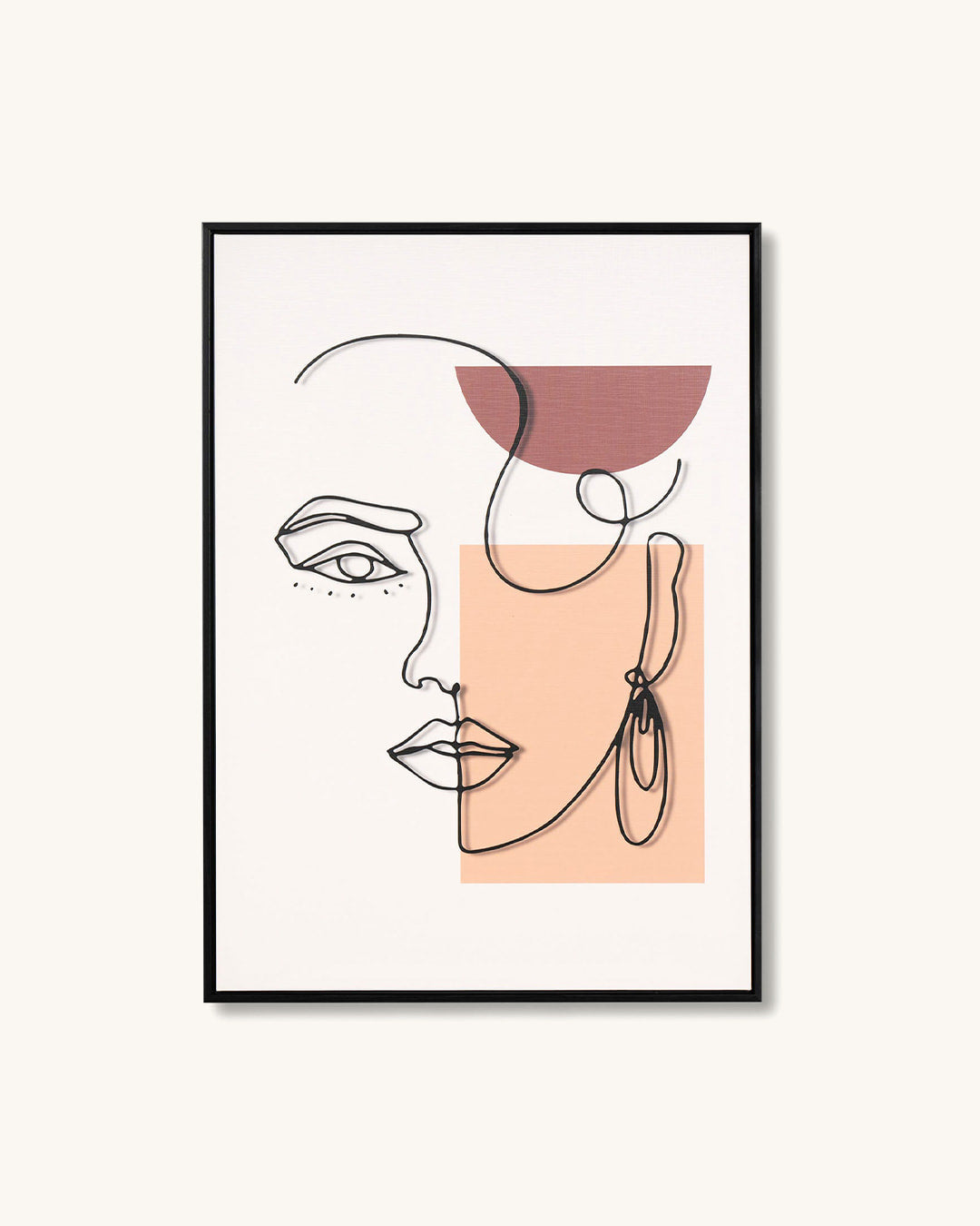 Cuadro figurativo Moon faced3