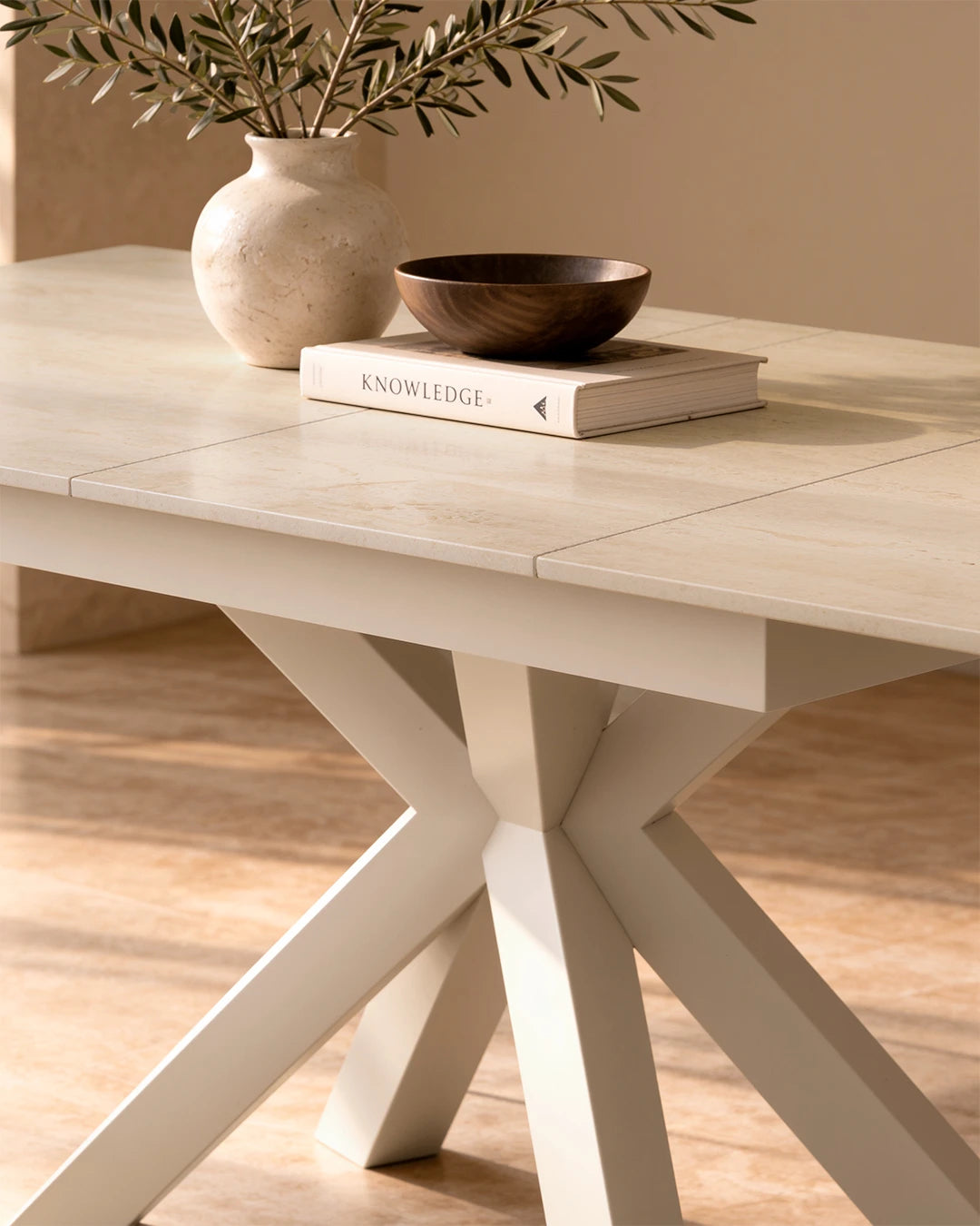 Enrica // Travertino -Bege 160-220cm