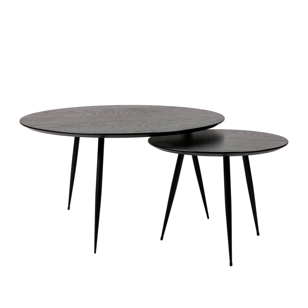 Mesa de centro Arvo negro - Muestra conjunto mesas