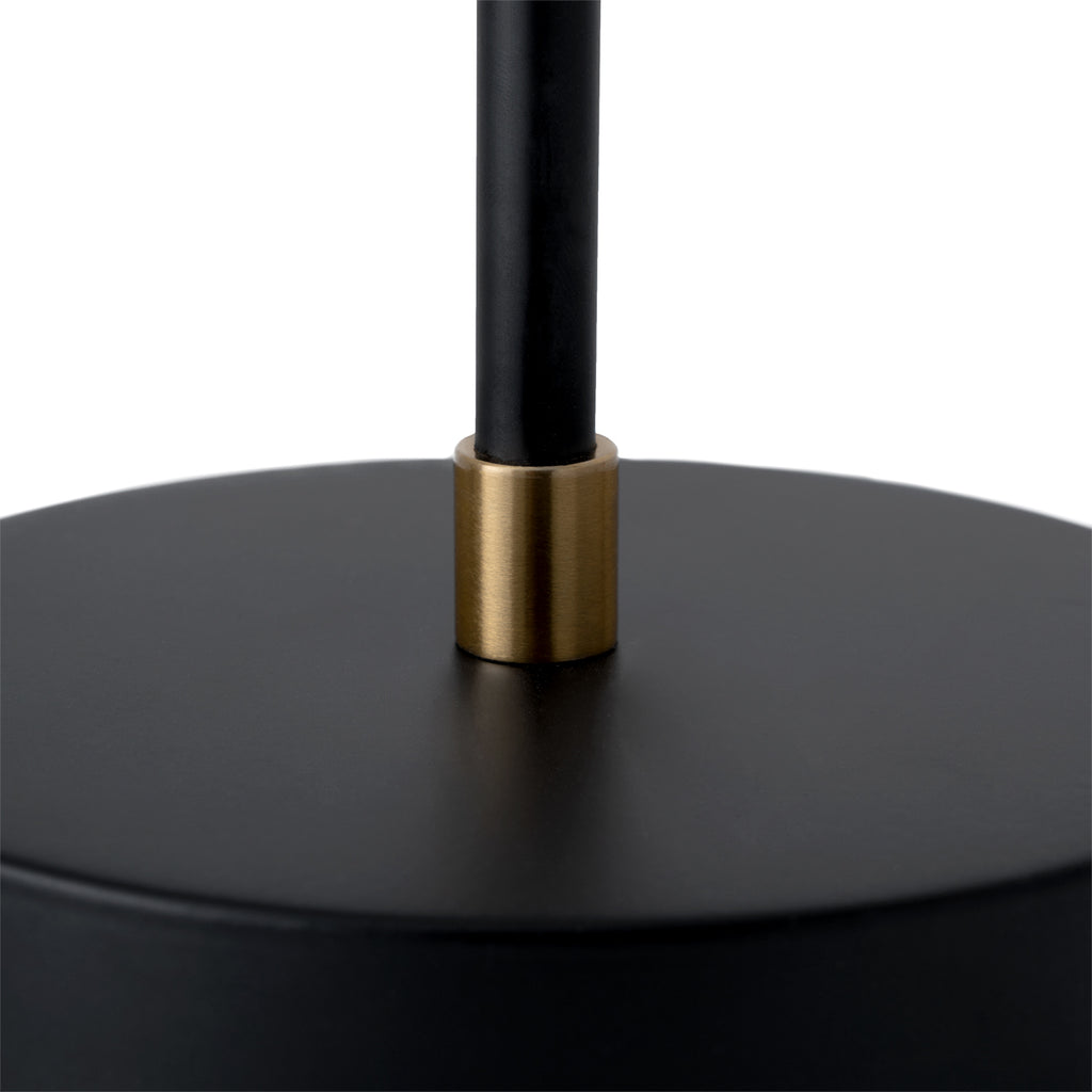 Lámpara de mesa Aviraj negro - Detalle base