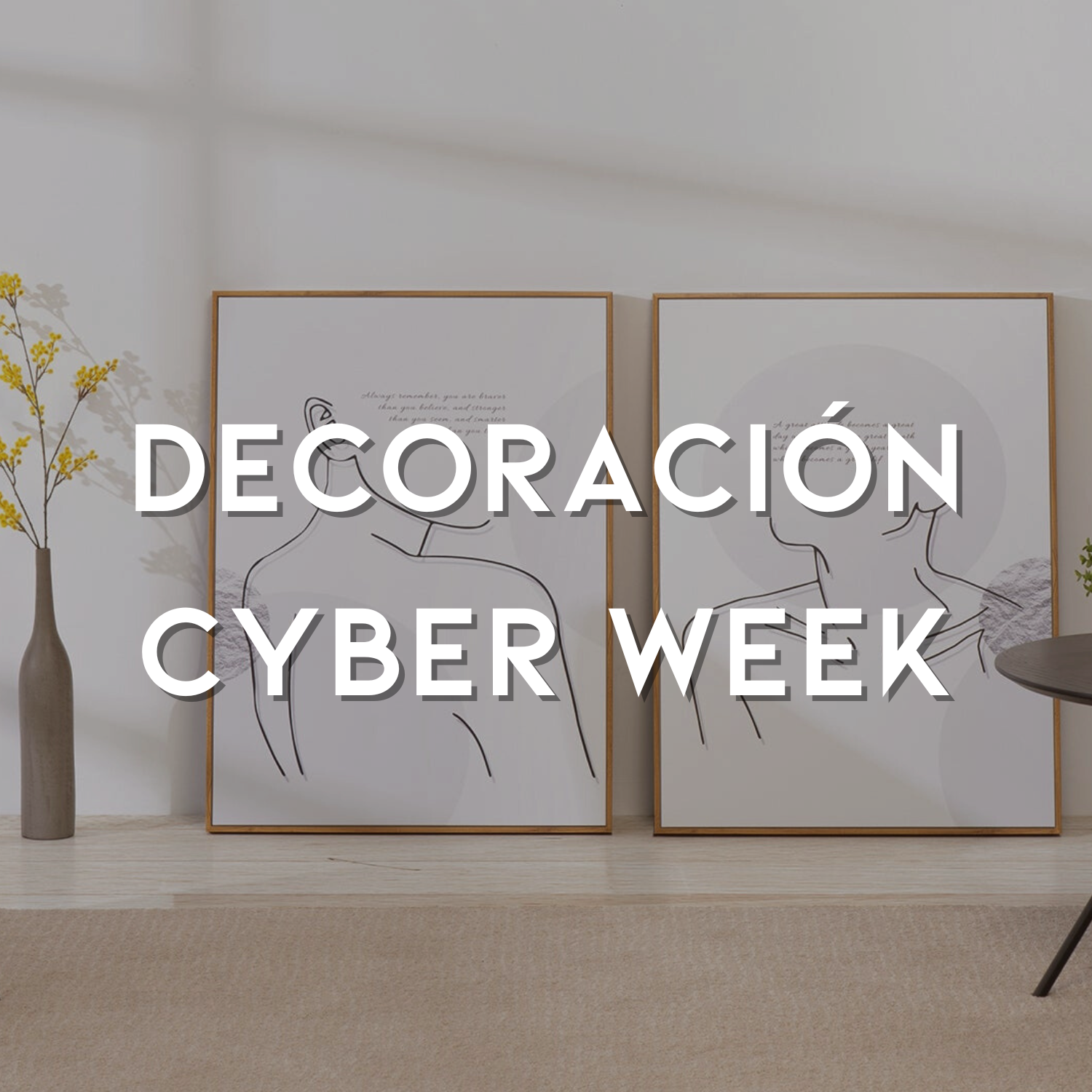 Decoración Cyber Week