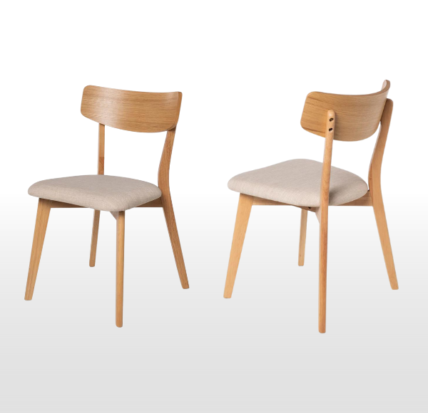Pack 2 sillas madera