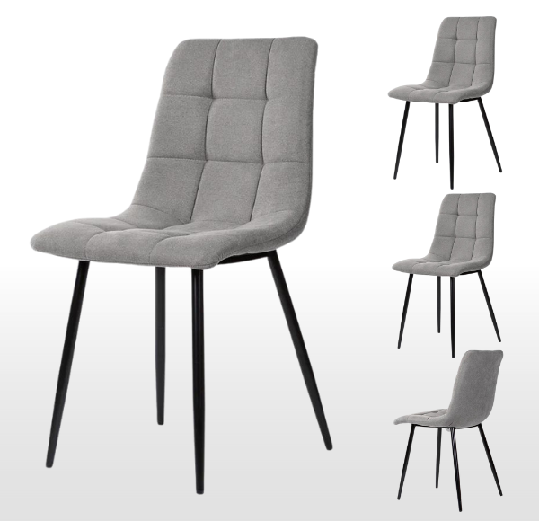 Pack 4 sillas comedor tapizadas