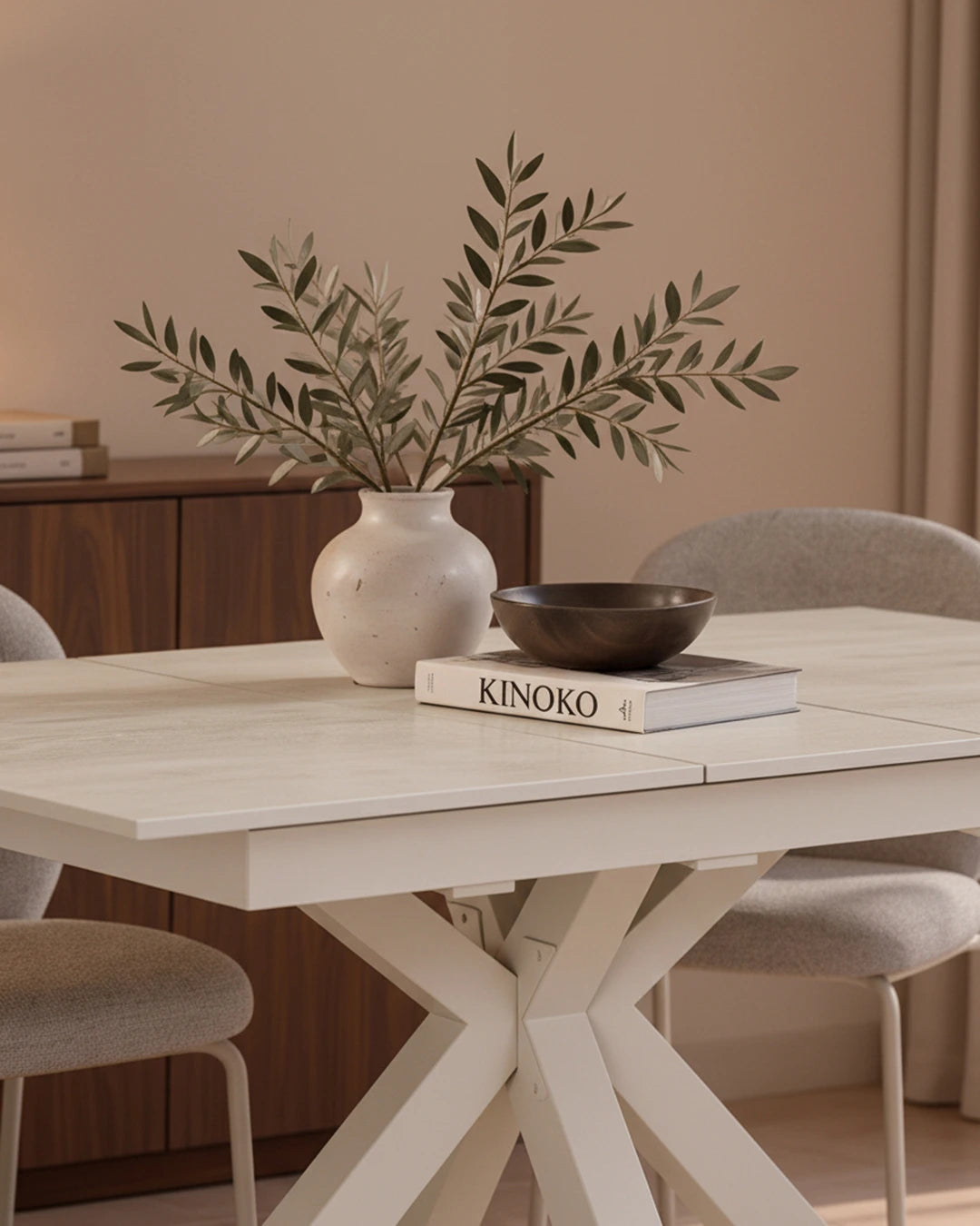 Enrica // Travertino -Bege 160-220cm