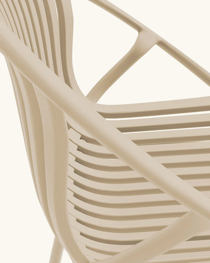 Lou // Beige Pack 2 taburetes