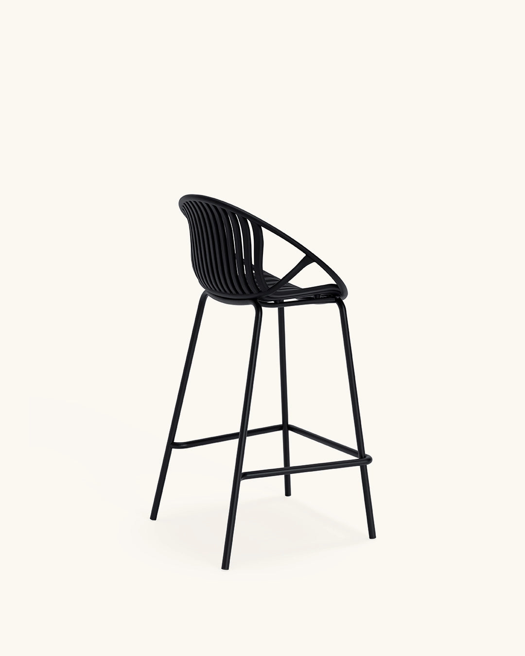 Lou // Negro Pack 2 taburetes