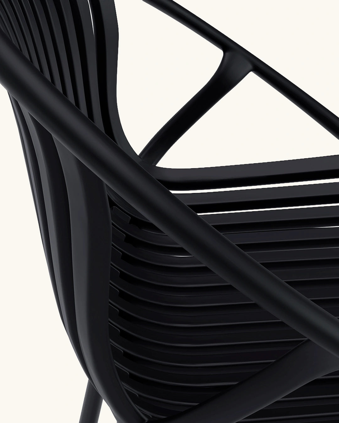 Lou // Negro Pack 2 taburetes