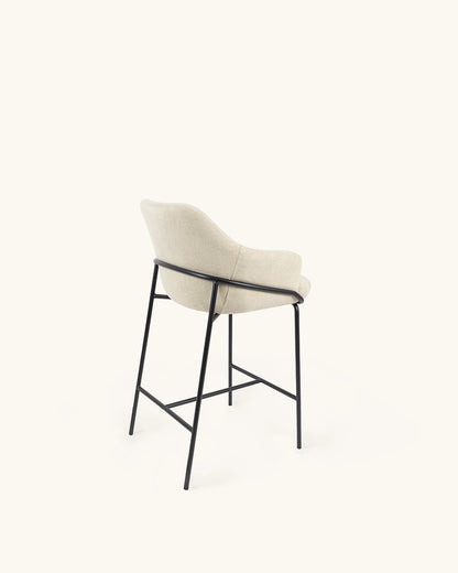 Wren // Bege - Preto Pack 4 bancos altos
