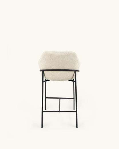 Wren // Bege - Preto Pack 2 bancos altos
