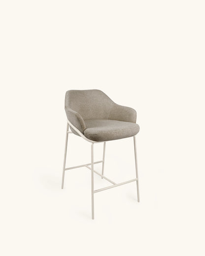 Wren // Taupe - Bege Pack 4 bancos altos