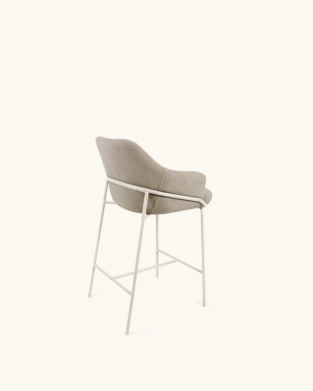 Wren // Taupe - Beige Pack 4 taburetes bajos