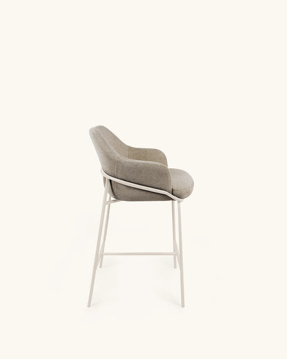 Wren // Taupe - Bege Pack 4 bancos altos