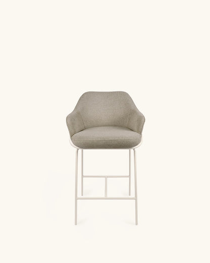 Wren // Taupe - Bege Pack 4 bancos altos