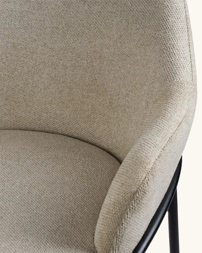 Wren // Taupe - Negro Pack 4 taburetes bajos