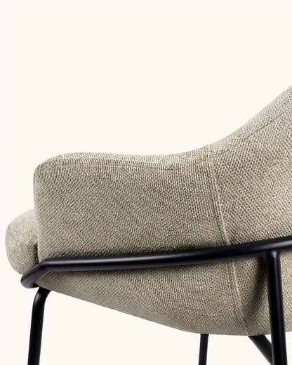 Wren // Taupe - Negro Pack 4 taburetes bajos