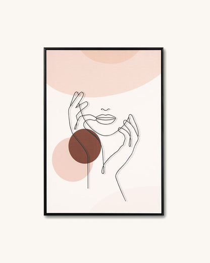 Pintura figurativa Face da Lua1
