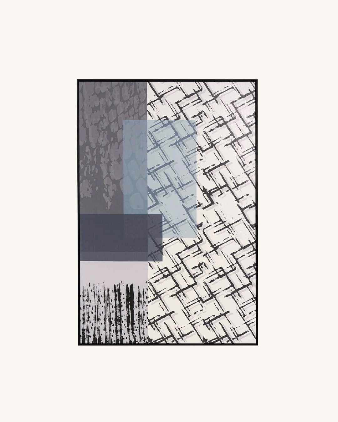 Pintura abstrata Telhado