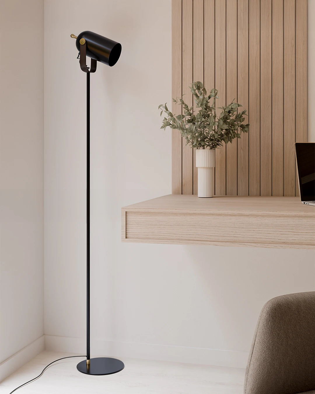 Lámpara de pie Pransh