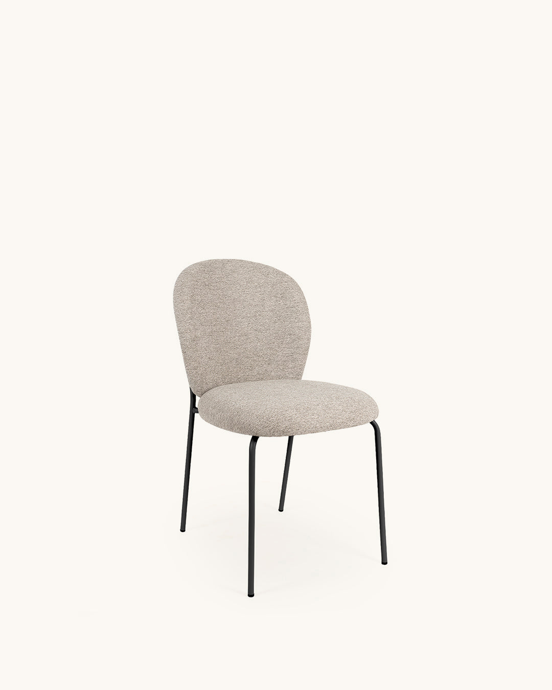 Veda // Taupe-Preto Pack 2 Cadeiras