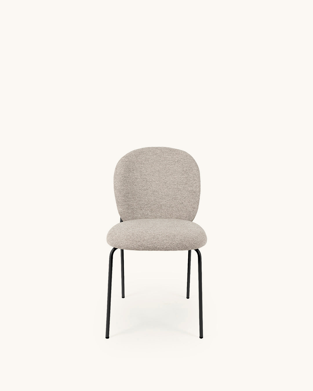 Veda // Taupe-Preto Pack 2 Cadeiras