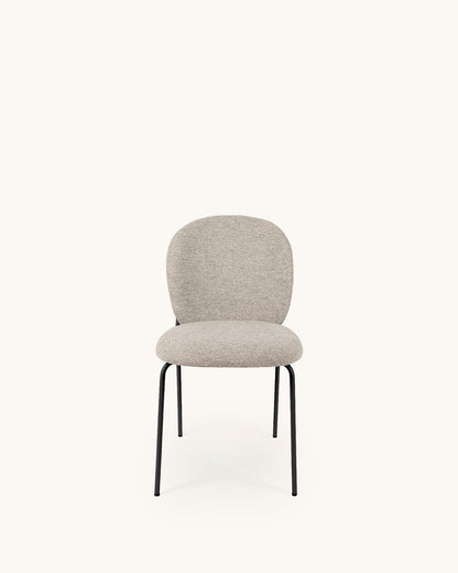 Veda // Taupe-Preto Pack 2 Cadeiras