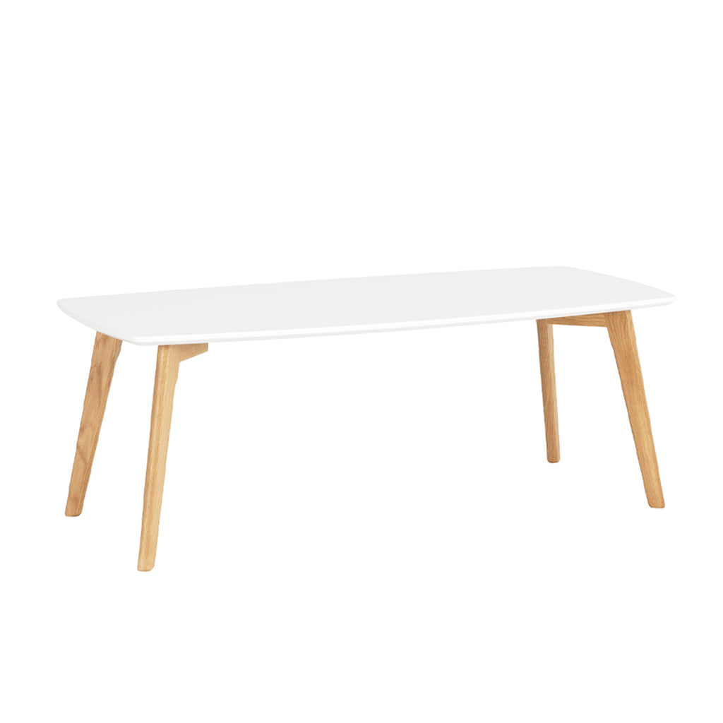 GraceNook Mesa de centro pequeña, mesa de centro blanca crema, con borde  vivo, bonita mesa de centro en forma de nube, mesa de centro con 4 patas