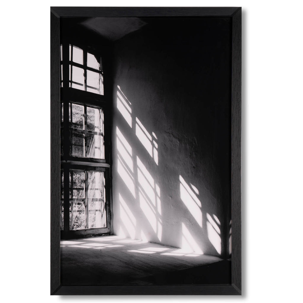 Cuadro foto Window shadow marco negro - Vista frontal