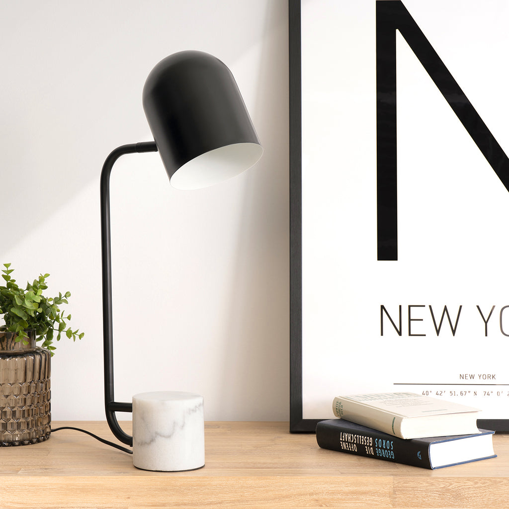 Lámpara de mesa Anssi negro - Apagada fotografía de ambiente 