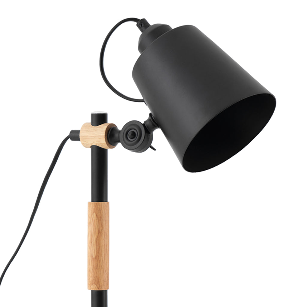 Lámpara de mesa Nagal negro - Detalle pantalla