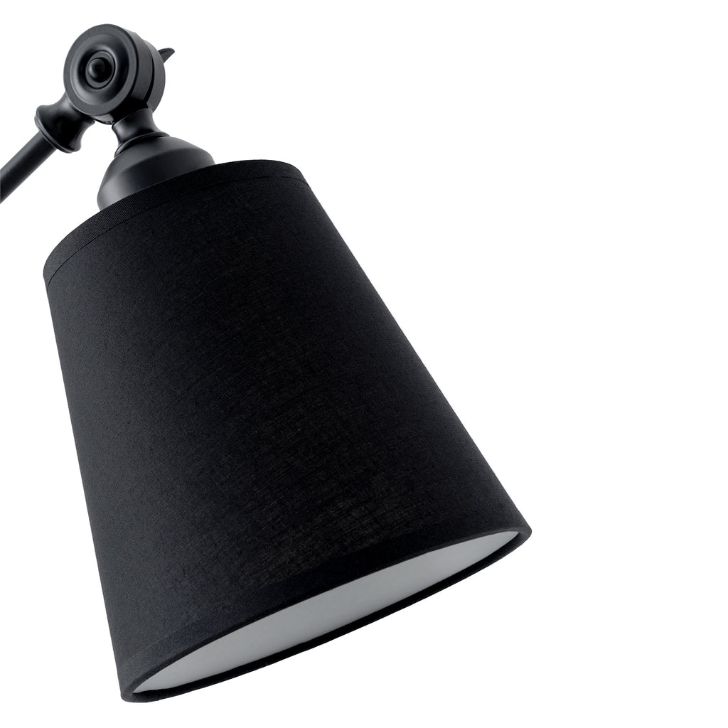 Lámpara de mesa Tulsi negro - Detalle pantalla
