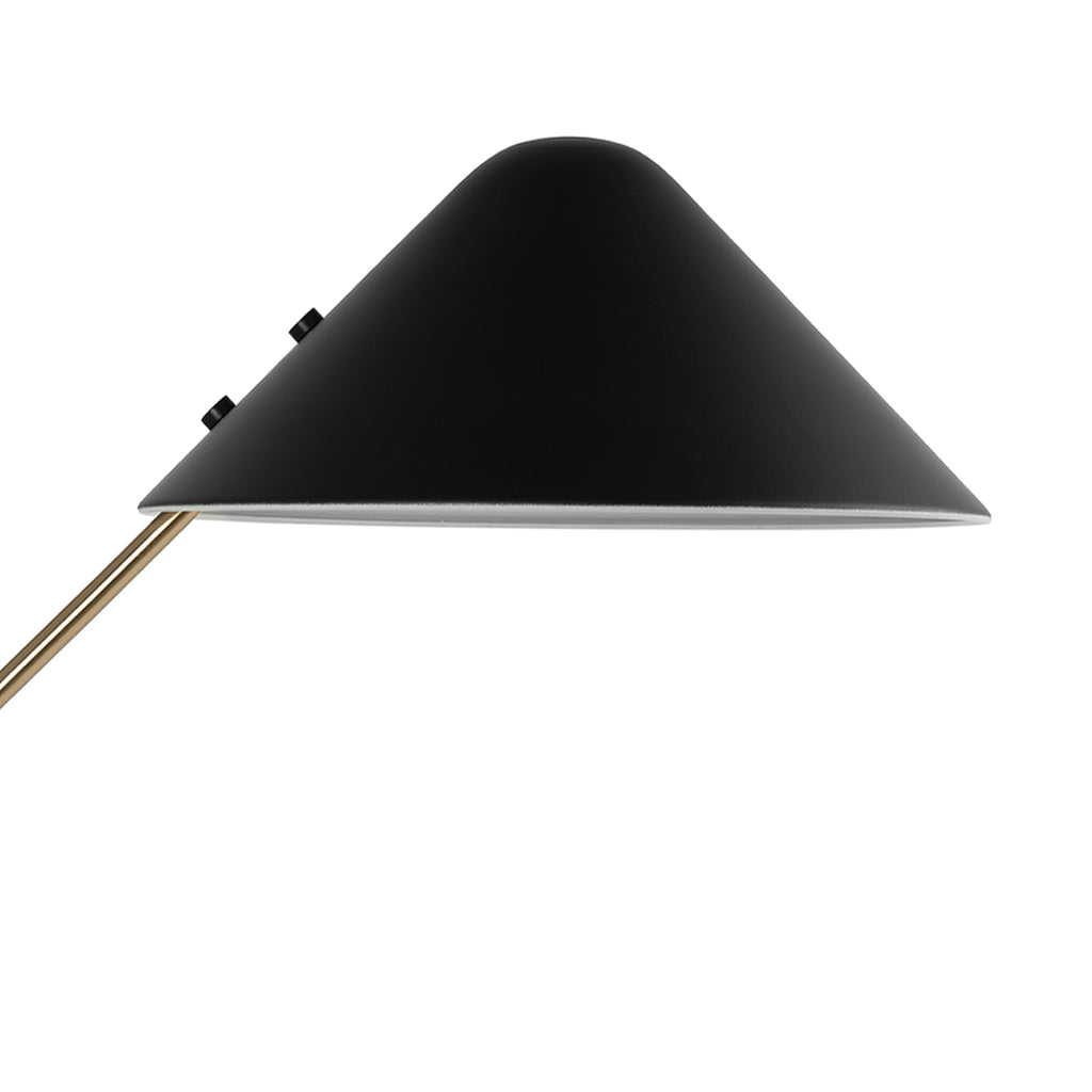 Lámpara de mesa Ranveer negro - Detalle pantalla