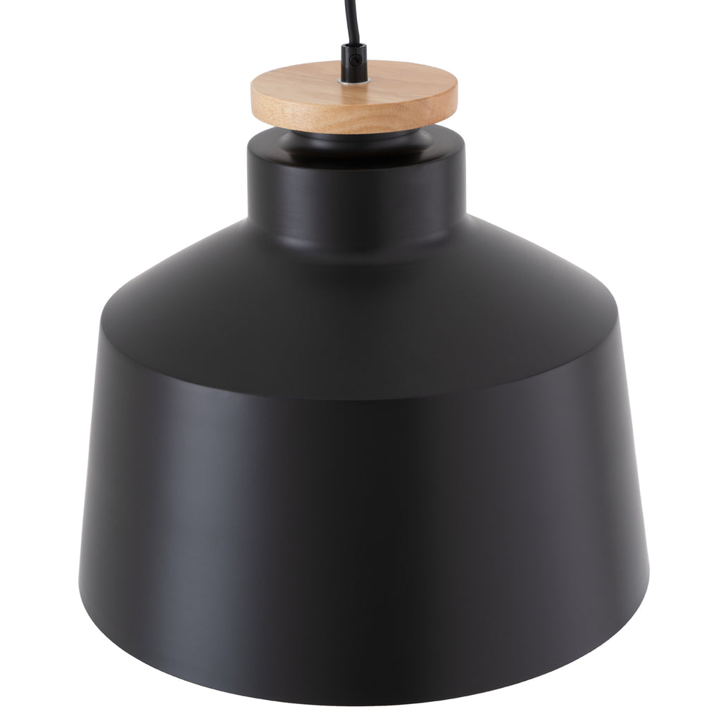 Lámpara de techo Chetan negro - Detalle pantalla
