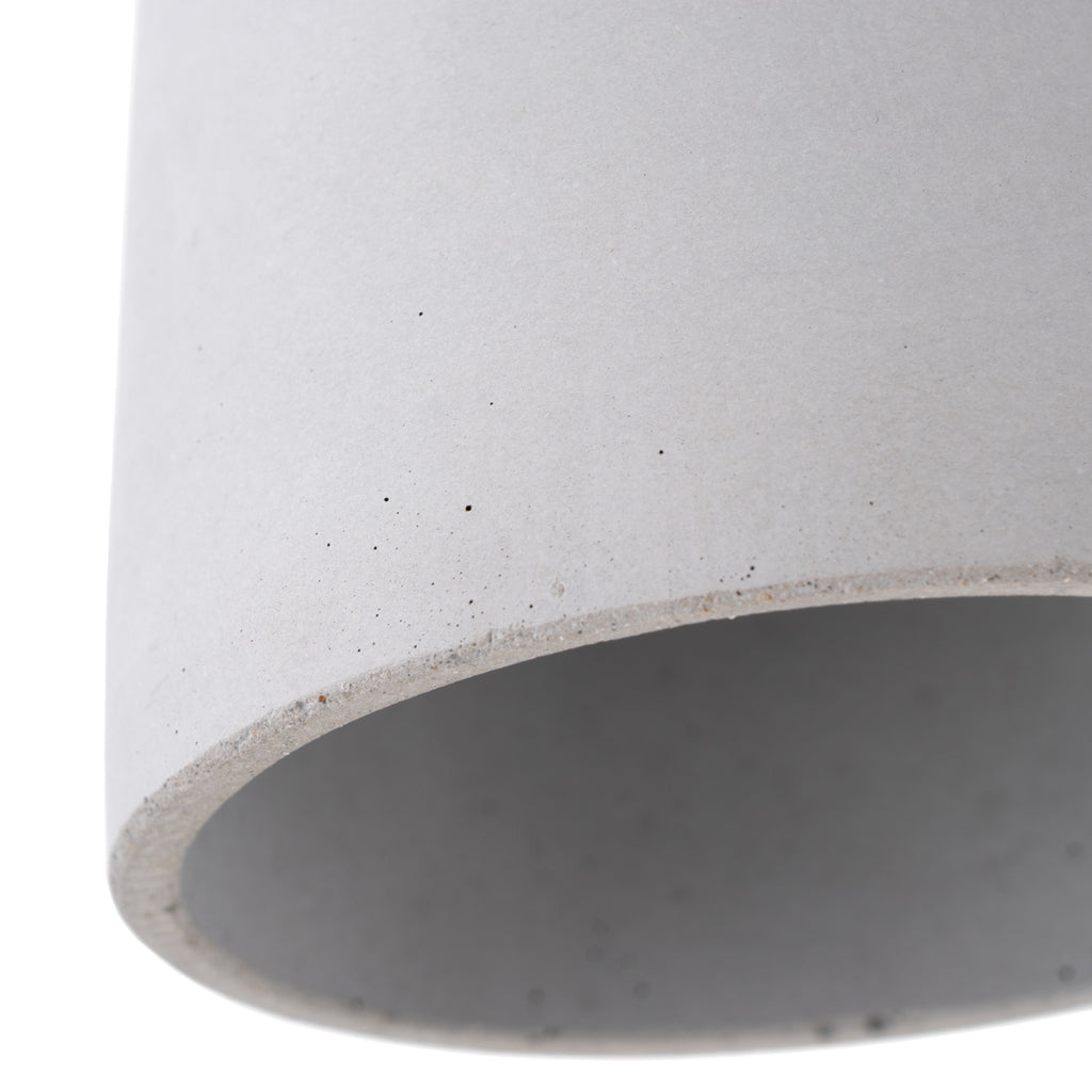 Lámpara de techo Manish gris - Detalle pantalla